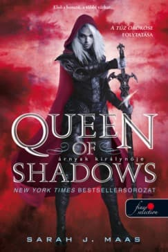 Queen of Shadows – Árnyak királynője (Üvegtrón 4.) borítója