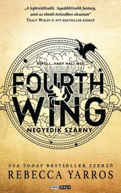Fourth Wing - Negyedik szárny borítója