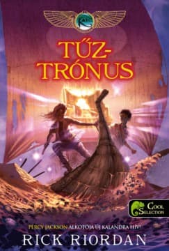 Tűztrónus (Kane krónikák 2.) borítója