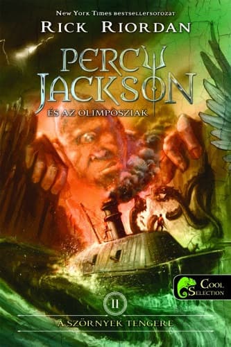 A szörnyek tengere (Percy Jackson és az olimposziak 2.) (Félvér Tábor Krónikák 2.) borítója